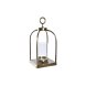 Lykta DKD Home Decor Glas Gyllene Aluminium (19 x 19 x 43 cm)