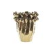 Vas DKD Home Decor Porslin Gyllene Modern (18 x 18 x 23 cm)