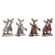 Julgranskula DKD Home Decor Harts Ren (13 x 6 x 18 cm) (4 antal)
