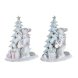 Julgranskula DKD Home Decor Mus Harts (13 x 8,5 x 16 cm) (2 anta