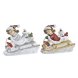 Julgranskula DKD Home Decor Harts (13 x 6 x 10,5 cm) (2 antal)