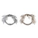 Julkrans DKD Home Decor Metall Polyester (50 x 6 x 40 cm) (2 ant