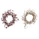 Julkrans DKD Home Decor Metall Polyester (40 x 10 x 40 cm) (2 an