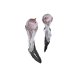 Julgranskula DKD Home Decor Polyester Madr (25 x 8 x 8 cm) (2 a