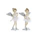 Julgranskula DKD Home Decor Harts ngel (11 x 9 x 17 cm) (2 anta