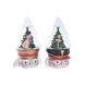 Belysning dekoration DKD Home Decor Jul Rd Vit (15 x 13,5 x 24
