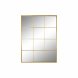 Vggspegel DKD Home Decor Gyllene Glas Jrn Fnster 90 x 2 x 120
