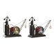 bordsklocka DKD Home Decor Gyllene Silvrig Vintage (2 antal)