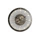 Vggklocka DKD Home Decor Svart Gyllene Jrn Vintage 65 x 6,7 x