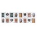 Fotoram DKD Home Decor 8 fotos Glas Vit PP (58 x 2 x 37,5 cm) (2