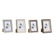 Fotoram DKD Home Decor Gr Beige Brun Vit Tropiskt Tr MDF (15 x