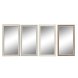 Vggspegel DKD Home Decor Glas Brun Vit Mrkgr PS Traditionell