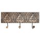 Vggmonterad rockhngare DKD Home Decor Metall Mangotr Naturell