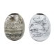 Vas DKD Home Decor Metall Brun Vit Marmor Modern (13 x 13 x 16 c
