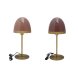 Bordslampa DKD Home Decor Metall Modern (23 x 23 x 55 cm) (2 ant