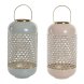 Ljusstakar DKD Home Decor 24 x 24 x 46 cm Bl Rosa Aluminium 24