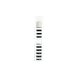 Ljusstakar DKD Home Decor 6 x 6 x 28 cm Glas Svart Transparent