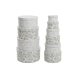 Set med stapelbara frvaringsldor DKD Home Decor Beige Grn Pap