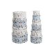 Set med stapelbara frvaringsldor DKD Home Decor Papp Urban 37,