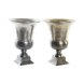Vas DKD Home Decor 24 x 24 x 31,5 cm Silvrig Gyllene Aluminium M