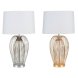 Bordslampa DKD Home Decor Metall Vit 220 V 35 x 35 x 63 cm 50 W