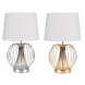 Bordslampa DKD Home Decor 32.5 x 32.5 x 52 cm Metall Vit 220 V 5