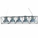 Taklampa DKD Home Decor Multipla positioner 115 x 24 x 24 cm Sva