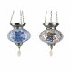Taklampa DKD Home Decor 25 x 25 x 49 cm Glas Metall Multicolour