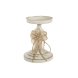 Ljusstakar DKD Home Decor 13 x 13 x 17,5 cm Metall Vit