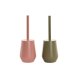 Toalettborste DKD Home Decor Grn Rosa polystyren 12 x 12 x 34,5