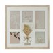Fotoram DKD Home Decor 39 x 1,2 x 33 cm Glas Naturell Shabby Chi