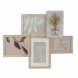 Fotoram DKD Home Decor 53 x 2,4 x 39,5 cm Glas Naturell Shabby C