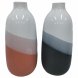 Vas DKD Home Decor 13 x 13 x 29 cm Trefrgad Dolomite (2 antal)