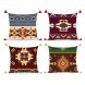 Kudde DKD Home Decor Polyester Multicolour Ikat (45 x 10 x 45 cm