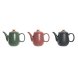 Tekanna DKD Home Decor Grn Rosa Naturell Mrkgr Gummitr Steng