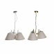 Taklampa DKD Home Decor 50 x 46 x 30 cm Gyllene Metall Vit 50 W