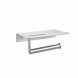 Toalettrullehllare DKD Home Decor 18 x 9,7 x 7,5 cm Silvrig Ros