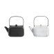 Tekanna DKD Home Decor Svart Rostfritt stl Vit 1,2 L (2 antal)