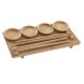 Sushiset DKD Home Decor 24 x 0,5 x 0,5 cm Naturell Orientalisk