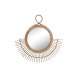 Vggspegel DKD Home Decor Brun Naturell Urban 68 x 2 x 68 cm