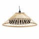Taklampa DKD Home Decor Brun Bambu 50 W (60 x 60 x 21 cm)