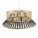 Taklampa DKD Home Decor Brun Svart Bambu 50 W 60 x 60 x 30 cm 60