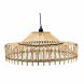 Taklampa DKD Home Decor 61 x 61 x 23 cm 61 x 61 x 31 cm Brun Bam