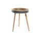 Bricka DKD Home Decor Svart Naturell Tr 41 x 41 x 50 cm