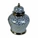 Keramikskl DKD Home Decor Porslin Gyllene Vit Kolonial (22 x 22