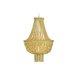 Taklampa DKD Home Decor Metall Brun Gul 40 W Tr MDF (40 x 40 x