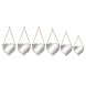 Spegelspel DKD Home Decor Scandi Glas Vit polypropen (26 x 3 x 2