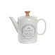 Tekanna DKD Home Decor Vit Stengods 1 L