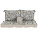Trdgrdssoffa DKD Home Decor Bl Beige 155 x 76 x 65 cm 150 x 7