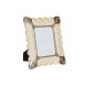 Fotoram DKD Home Decor 22,8 x 2,6 x 28,6 cm Glas Koppar Vit Hart